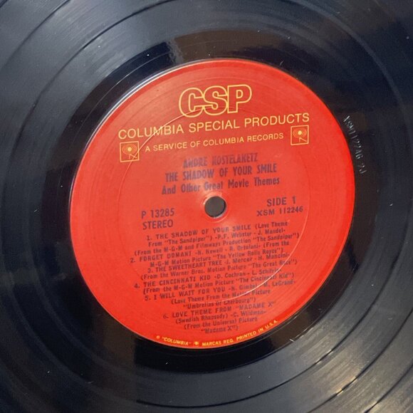 Academy Award-Winning Shadow Of Your Smile And Other Great Themes (Vinyl, 1966) - Picture 6 of 8